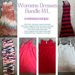 6 Womens M/L Dress Bundle